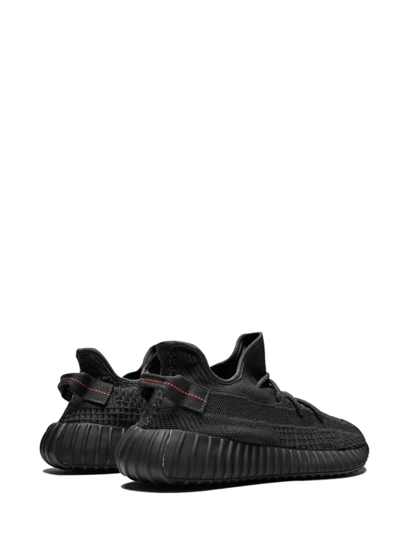 Yeezy 350 Static Black (Reflective Laces) - Image 3