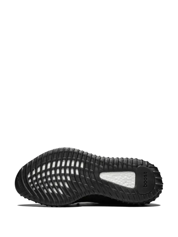 Yeezy 350 Static Black (Reflective Laces) - Image 4