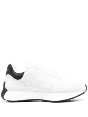ALEXANDER MCQUEEN SPRINT RUNNER WHITE BLACK