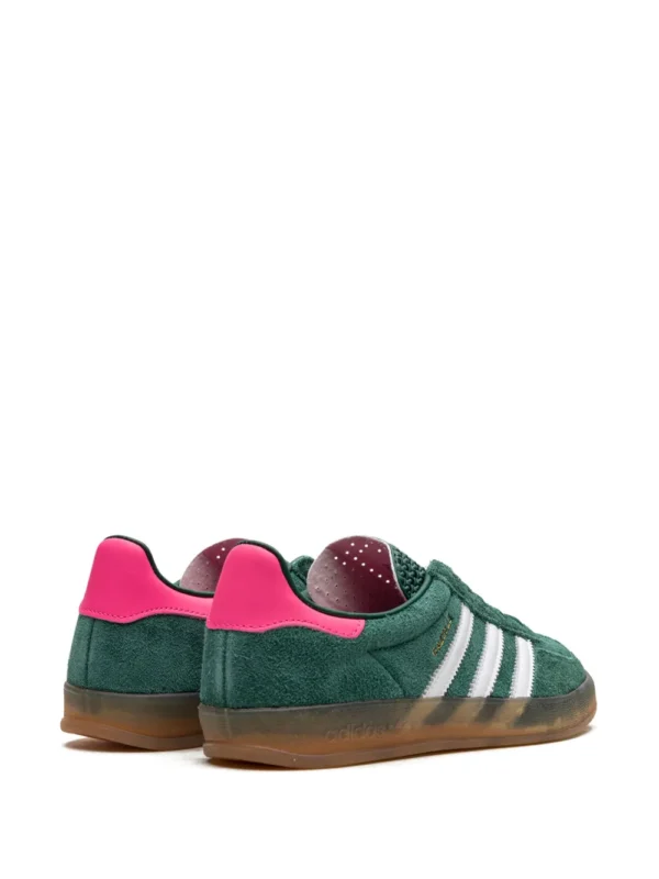 Adidas Gazelle Indoor Collegiate Green Lucid Pink - Image 3