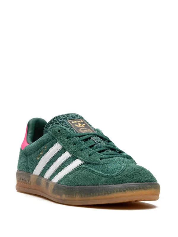 Adidas Gazelle Indoor Collegiate Green Lucid Pink - Image 4