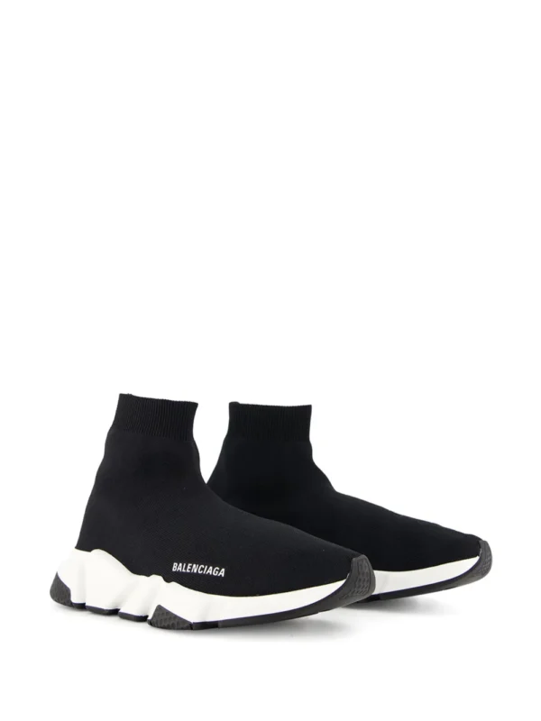 Balenciaga Speed Trainer Black White - Image 2
