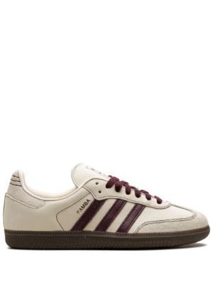 Adidas Samba White Maroon