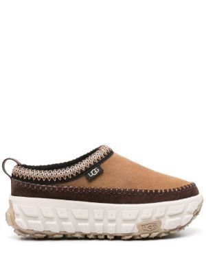 Ugg women's Brown Venture Daze Platform Contrast Stitched