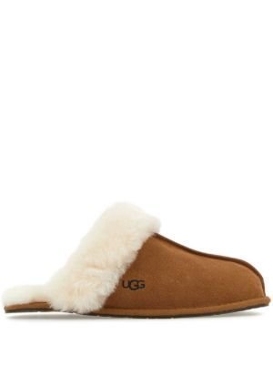 UGG Shearling Cuff Slippers