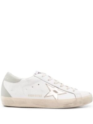 Golden Goose White Super-Star Classic Sneakers