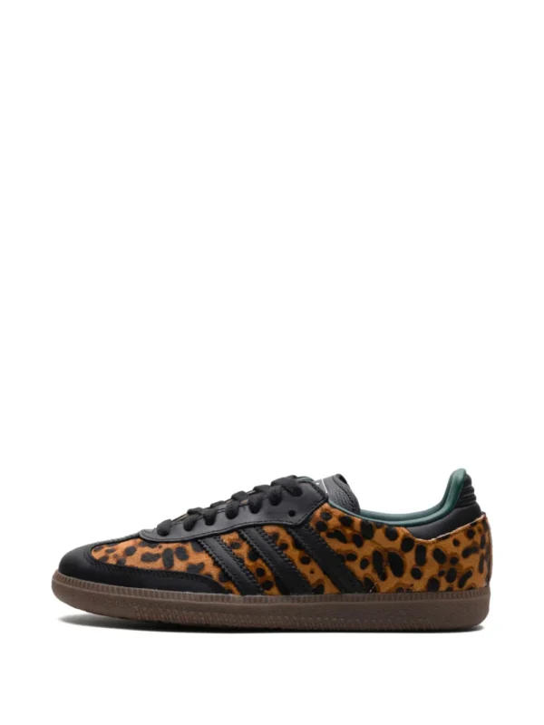 Adidas Samba OG Black Green Leopard - Image 2