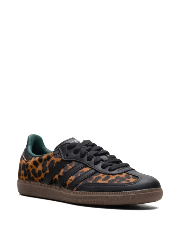 Adidas Samba OG Black Green Leopard - Image 3