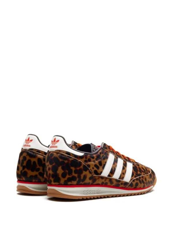 Adidas SL72 Leopard Dark Brown Off White - Image 3