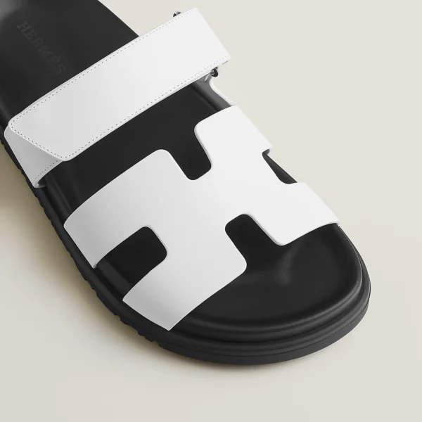 hermes chypre sandal noir calfskin leather white - Image 2