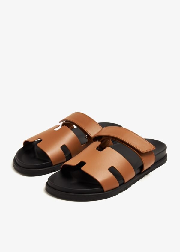 HERMES CHYPRE SANDAL NATUREL CALFSKIN LEATHER - Image 2