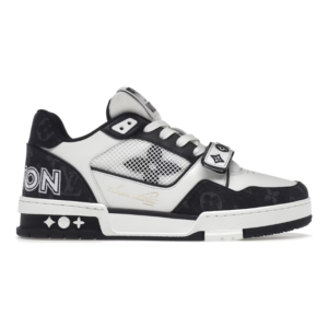 Louis Vuitton LV Trainer – Velcro Strap Monogram Denim Black White