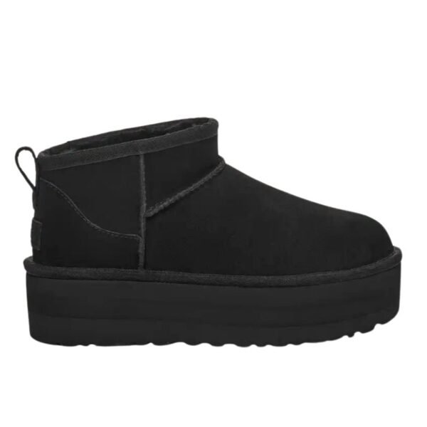 UGG CLASSIC ULTRA MINI PLATFORM IN BLACK