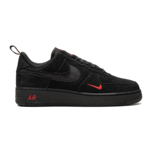 Nike Air Force 1 Low Multi-Swoosh Black Crimson